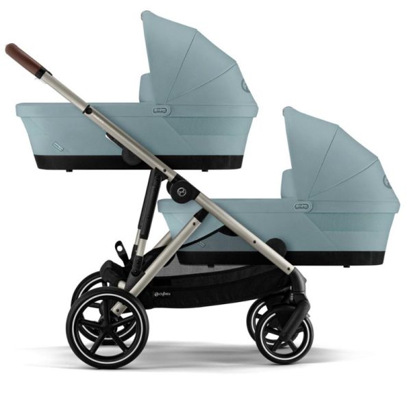 Cybex Gazelle S Stormy Blue for twins 2 in 1