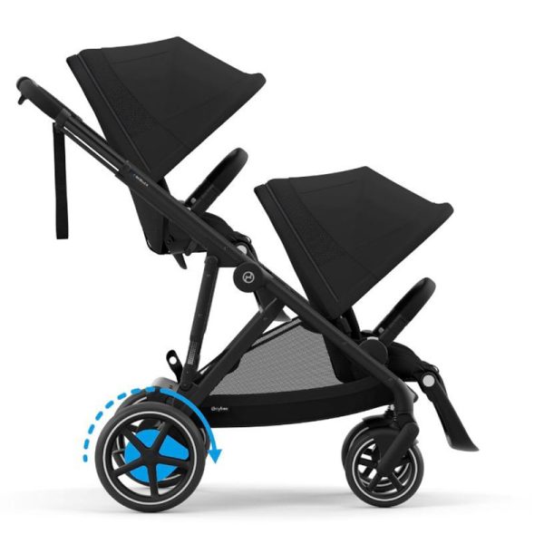 Cybex eGazelle Moon Black for twins 2 in 1 - Image 2