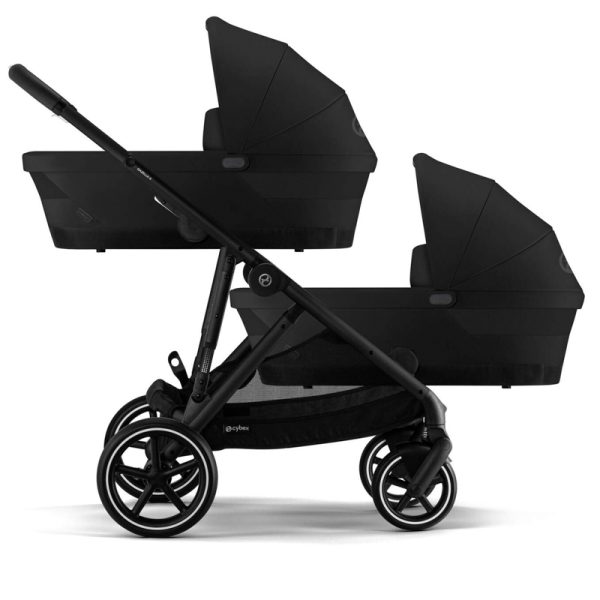 Cybex Gazelle S Moon Black for twins 2 in 1