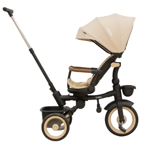 Ծալվող եռանիվ KIDILO Beige - Image 2