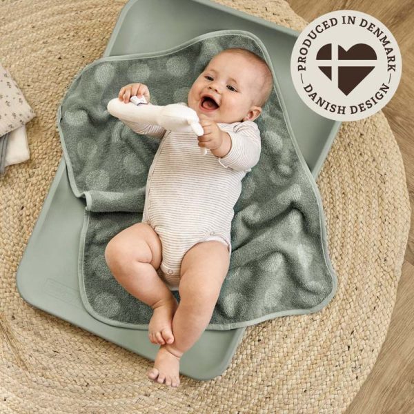 Leander Matty changing mat Sage green Ռետինե ներքնակ փոխելու համար - Image 5