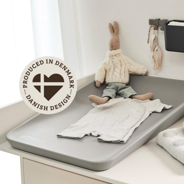 Leander Matty changing mat Pearl grey Ռետինե ներքնակ փոխելու համար - Image 5