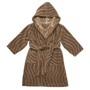 Leander Bathrobe Organic Woodland size 3-4 years Mocca
