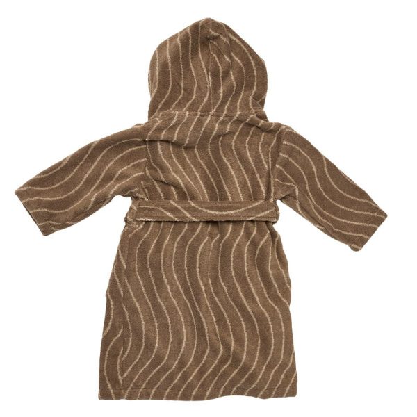 Leander Bathrobe Organic Woodland size 5-6 years Mocca - Image 2