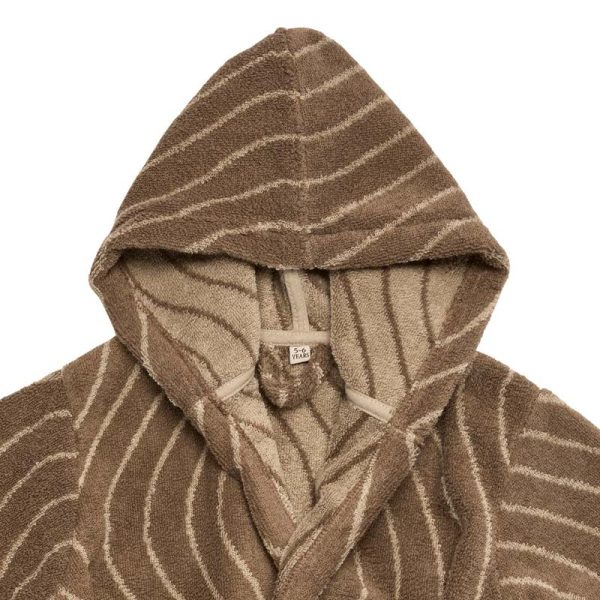 Leander Bathrobe Organic Woodland size 5-6 years Mocca - Image 3