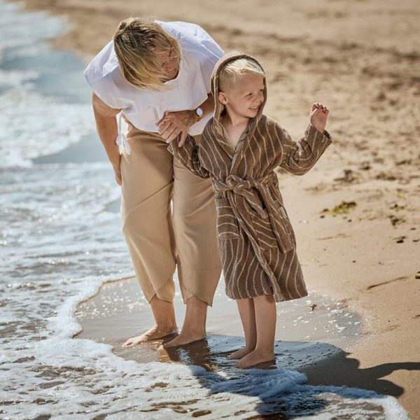 Leander Bathrobe Organic Woodland size 5-6 years Mocca - Image 4