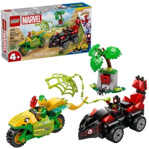 ԿԱՌՈՒՑՈՂԱԿԱՆ ԽԱՂ MARVEL SPIN AND ELECTRO DINOSAUR VEHICLE CHASE