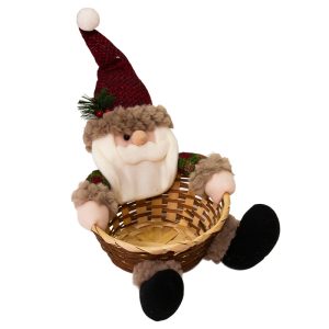 Ձմեռ պապ ծղոտե զամբյուղ