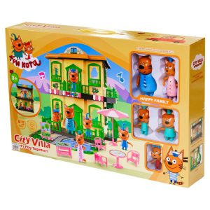 Խաղալիք տնակ երեք կատու