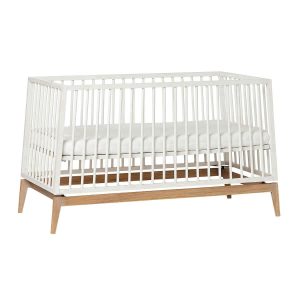 Leander Luna baby cot White/Oak