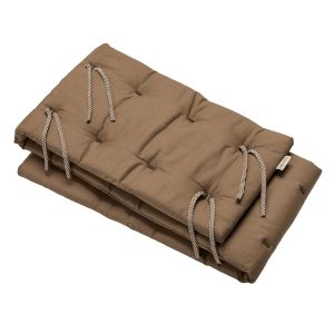 Leander Bamper Linea and Luna Baby Cot Mocca 700817-81