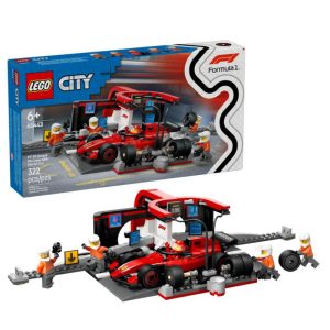 ԿԱՌՈՒՑՈՂԱԿԱՆ ԽԱՂ CITY F1 PIT STOP AND PIT CREW WITH FERRARI CAR