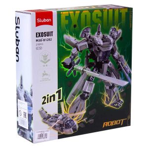 SLB1282 Սլուբան,EXOSUIT,218կտ.2ը 1ում ռոբոտ-տրանսֆորմեր