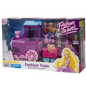 Տիկնիկ շոգեքարշով Fashion Travel