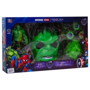 Hulk-ի հավաքածու դիմակով