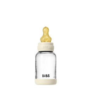 Baby Bottle Complete Set BIBS Glass 120ml - Ivory