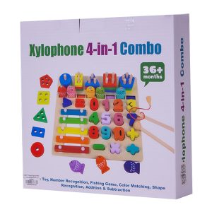 Փայտե քսելոֆոն Xylophone 4-in-1 Combo