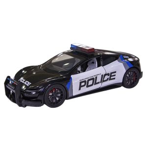 Մետաղական Tesla Roadter Police 1:24